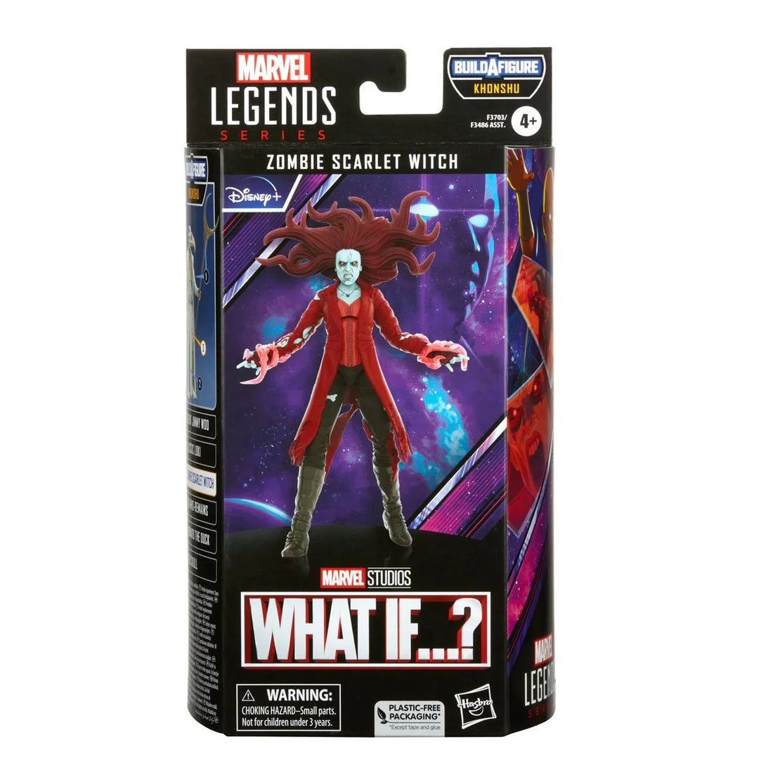 Marvel Legends What If? Zombie Scarlet Witch (Khonshu BAF)